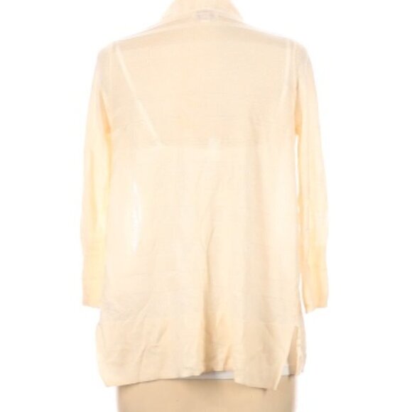 Merona Open Cardigan Sweater Cream Stripes - Picture 2 of 10